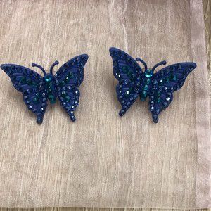 Tarina Tarantino Butterfly Earrings - Never Worn